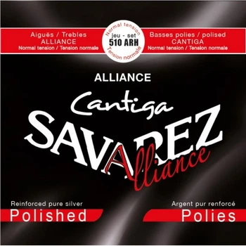 Струны для классической гитары Savarez 510ARH Alliance Cantiga Polished Normal Tension