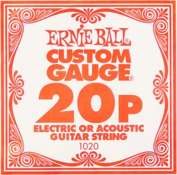Струна Ernie Ball 1020 Plain Steel .020