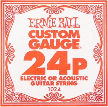Струна Ernie Ball 1024 Plain Steel .024