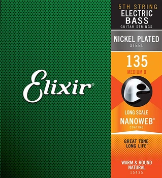 Струна Elixir 15435 Nanoweb Coated Nickel Plated Steel 5th 135 Medium B