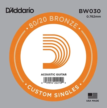 Струна D'Addario BW030 80/20 Bronze .030
