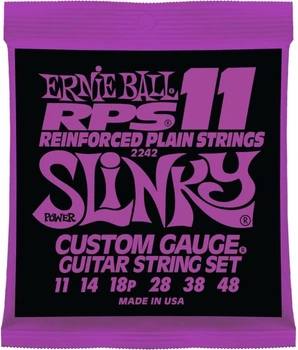 Струны для электрогитары Ernie Ball 2242 RPS-11 Reinforced Power Slinky 11/48