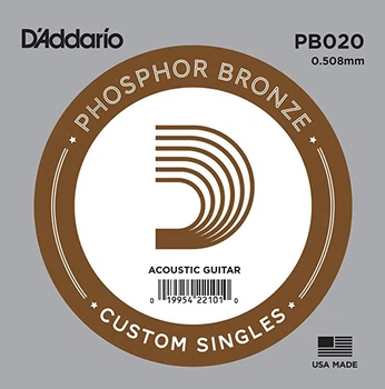 Струна D'Addario PB020 Phosphor Bronze .020
