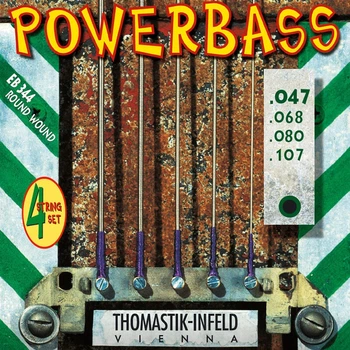 Струни для бас-гітари Thomastik-Infeld EB344 Powerbass Round Wound Medium Light 47/107