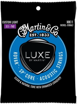 Струны для акустической гитары Martin MK11 Luxe Custom Light 11/52
