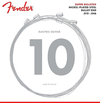 Струны для электрогитары 6 шт Fender 3250R Super Bullets Nickel-Plated Steel Electric Guitar Strings 10/46