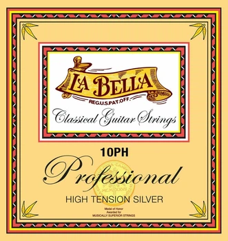 Струны для классической гитары La Bella 10PH Professional Classical Guitar Strings High Tension Silver