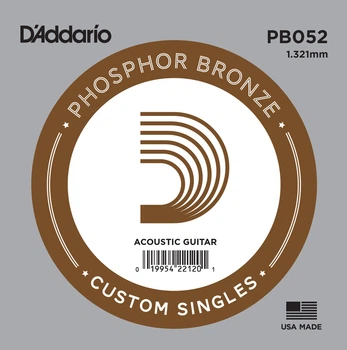 Струна D'Addario PB052 Phosphor Bronze .052