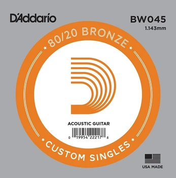 Струна D'Addario BW045 80/20 Bronze .045