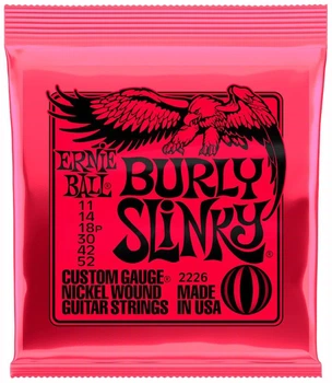 Струны для электрогитары Ernie Ball 2226 Burly Slinky Nickel Wound 11/52