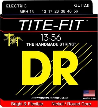 Струни для електрогітари DR MEH-13 Tite-Fit Nickel Plated Mega Heavy Electric Strings 13/56