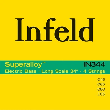 Струны для бас-гитары Thomastik-Infeld IN344 Infeld Superalloy Medium Light Bass 45/105