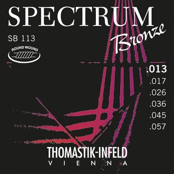 Струны для акустической гитары Thomastik-Infeld SB113 Spectrum Bronze Medium 13/57