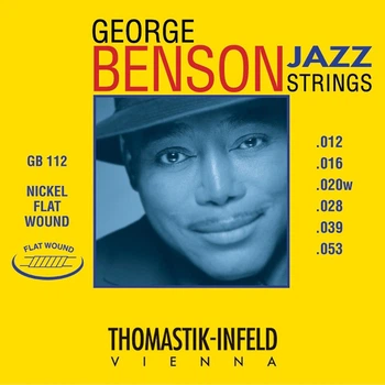 Струны для электрогитары Thomastik-Infeld GB112 George Benson Jazz Medium Light 12/53