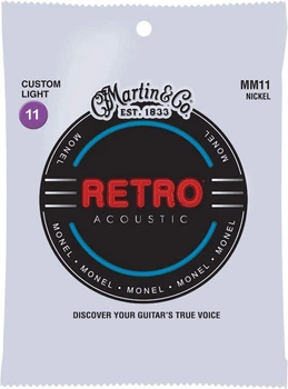 Струны для акустической гитары Martin MM11 Retro Custom Light 11/52
