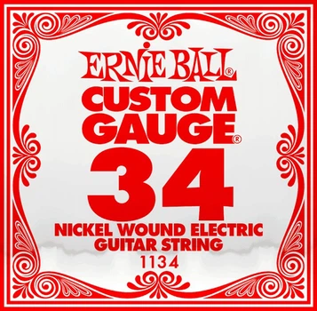 Струна Ernie Ball 1134 Nickel Wound Electric Guitar String .034