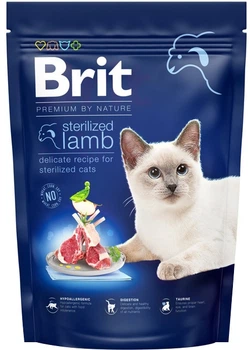 Сухий корм для кішок Brit Premium Nature Cat Sterilised Lamb з ягнятком