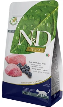 Сухий корм для кішок Farmina N&D Gray Free Cat Adult Lamb & Blueberry з ягнятком і чорницею