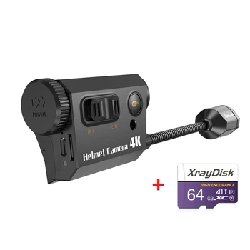 Тактична екшн камера RunCam2 4k на тактичний шолом 3840*2160, вбудований WiFi + карта пам'яті 64 Гб