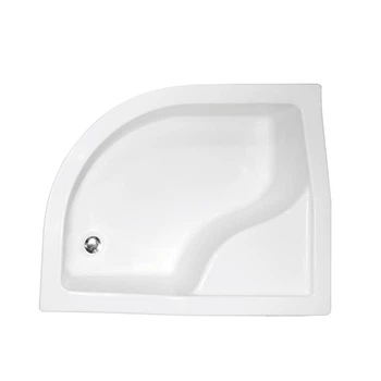 Піддон півкруглий Besco Maxi 120x85х35 Р + ніжки (#BAM 120 NP)