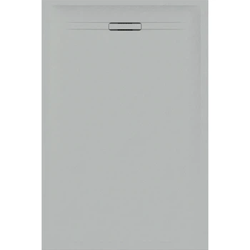 Душовий піддон Geberit SESTRA 80x120х4 прямокутний, сірий, поверхня зі сланцевою структурою