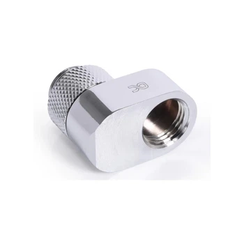 Фитинг для СЖО Alphacool Eiszapfen 16mm off set fitting rotatable - chrome [141808]