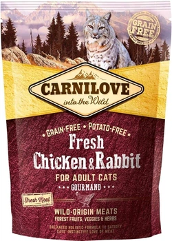 Сухий корм для кішок Carnilove Cat Fresh Chicken & Rabbit з куркою та кроликом
