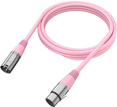 Микрофонный кабель Fifine L9CP XLR Male to Femal 1.8 м Pink