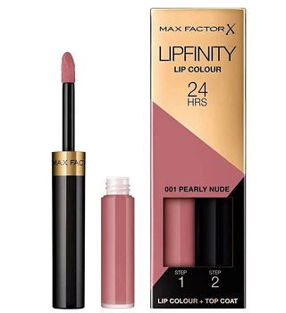Помада для губ Max Factor Lipfinity № 001 "Pearly Nude"