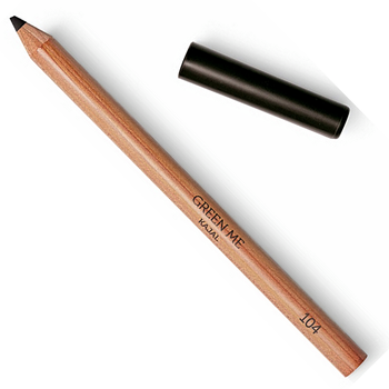 Карандаш-каял для глаз Kiko Milano Green Me Kajal № 104 "Deep Black"