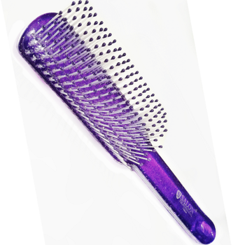 Расческа для волос силиконовая SALON Professional 1880 A фиолетовая