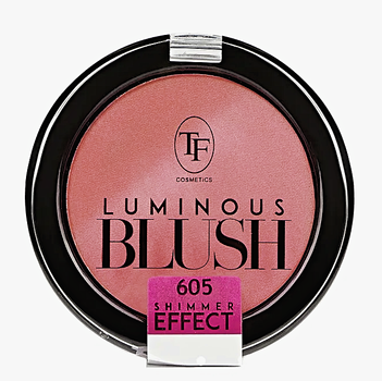 Румяна с шиммер эффектом TBL06 Triumph Luminous Blush "Триумф" № 605 (Розовый янтарь)