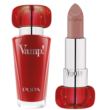 Pupa Vamp! Lips Plumping Помада для губ с эффектом объема № 101 "Warm Nude"