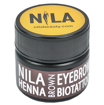 Хна для бровей и тату Nila "Коричневая" 10г