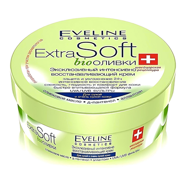 Крем интенсивно восстанавливающий для тела Eveline Cosmetics Extra Soft Bio оливки