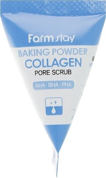 Скраб для лица с содой и коллагеном - FarmStay Collagen Baking Powder Pore Scrub, 7 мл, 1шт