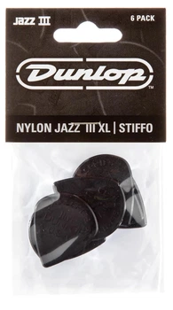 Медіатори Dunlop 47PXLS Nylon Jazz III Player's Pack 1.38 mm (6 шт.)
