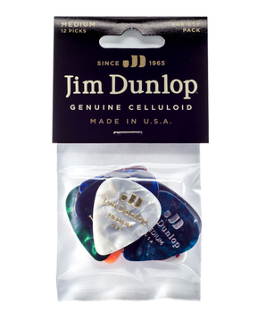Медиаторы Dunlop PVP106 Celluloid Medium Variety Pack (12 шт.) (12 шт.)