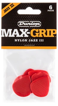 Медиаторы Dunlop 471P3N Max-Grip Jazz III Nylon Player's Pack (6 шт.)