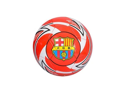 М'яч футбольний METR розмір 5 ПВХ вага 320г червоно-білий EV 3289 FCBARCELONA