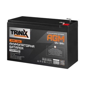 Trinix 12V9Ah/20Hr Super Charge AGM Аккумуляторная батарея 12В 9А*ч свинцово-кислотная (44-00050)