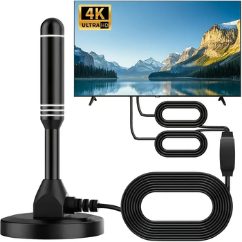 ТВ-антенна CX01 для Т2 с усилением телевизионная антенна DVB-T2 антенна HD TV Antenna Mini 1080p