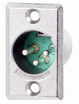 Разъем Switchcraft D3M 3-Pin Male XLR Connector