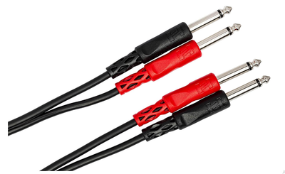 Кабель акустический двойной Hosa CPP-201 Dual TS 1 м.
