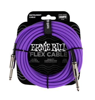 Кабель инструментальный Ernie Ball 6420 Flex Cable Purple 6м (20ft)