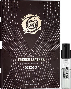 Пробник Парфюмированная вода унисекс Memo French Leather 2 мл (3700458601657)