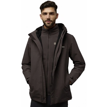Куртка 3 в 1 ALTENBERG 3IN1 JKT M Jack Wolfskin A61864_D0108 56-58 Коричневий (4064886603133)