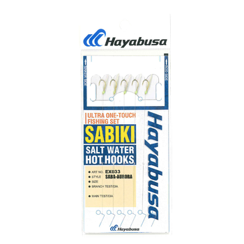 Самодур Hayabusa Sabiki Saba Aurora EX033 №8(5 крючков)