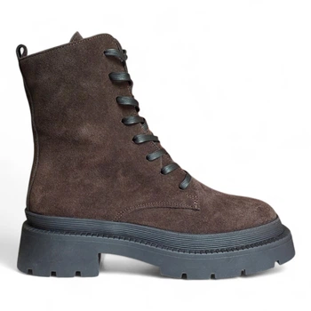 Зимние ботинки Casual brown (4037_38) коричневая замша