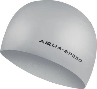 Шапка для плавання Aqua Speed 3D CAP 5755 сріблястий Уні OSFM